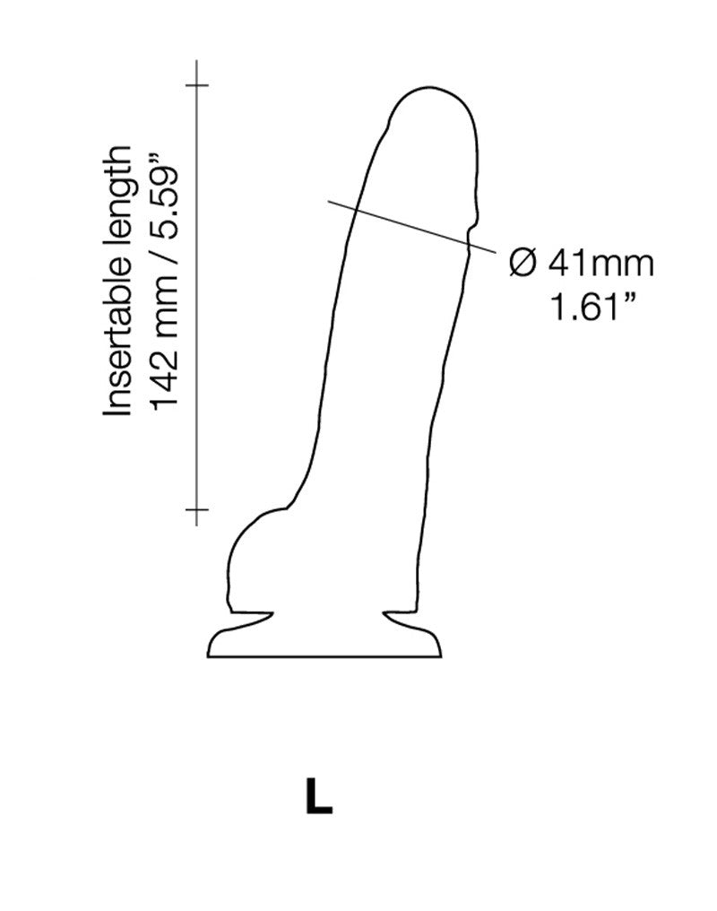 Strap-On-Me - Sliding Skin Realistische Dildo - Roze-Laced-up.nl