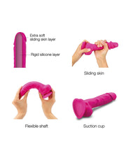 Strap-On-Me - Sliding Skin Realistische Dildo - Roze-Laced-up.nl