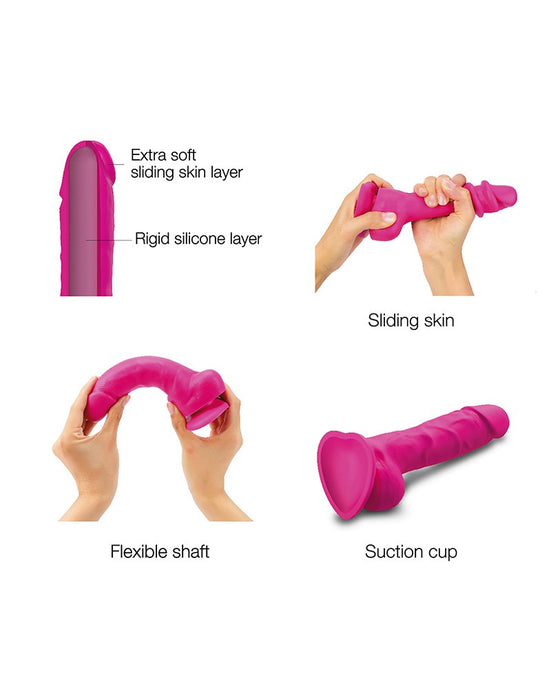 Strap-On-Me - Sliding Skin Realistische Dildo - Roze-Laced-up.nl