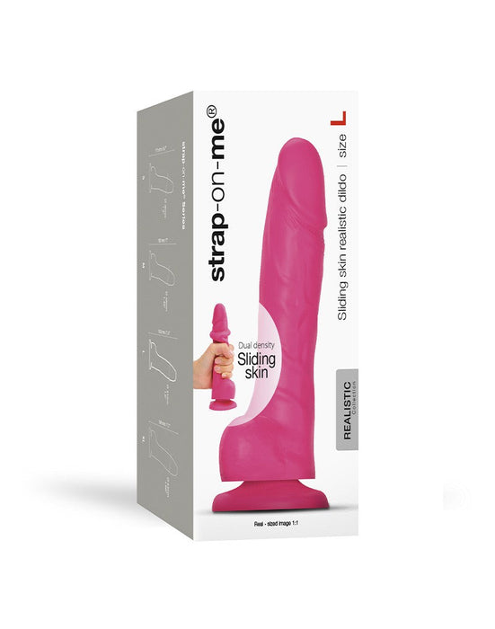 Strap-On-Me - Sliding Skin Realistische Dildo - Roze-Laced-up.nl