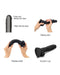 Strap-On-Me - Sliding Skin Realistische Dildo - Zwart-Laced-up.nl