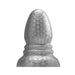 Stretch'r - Ripple - XXL Buttplug - Gun Metal Zilver-Laced-up.nl