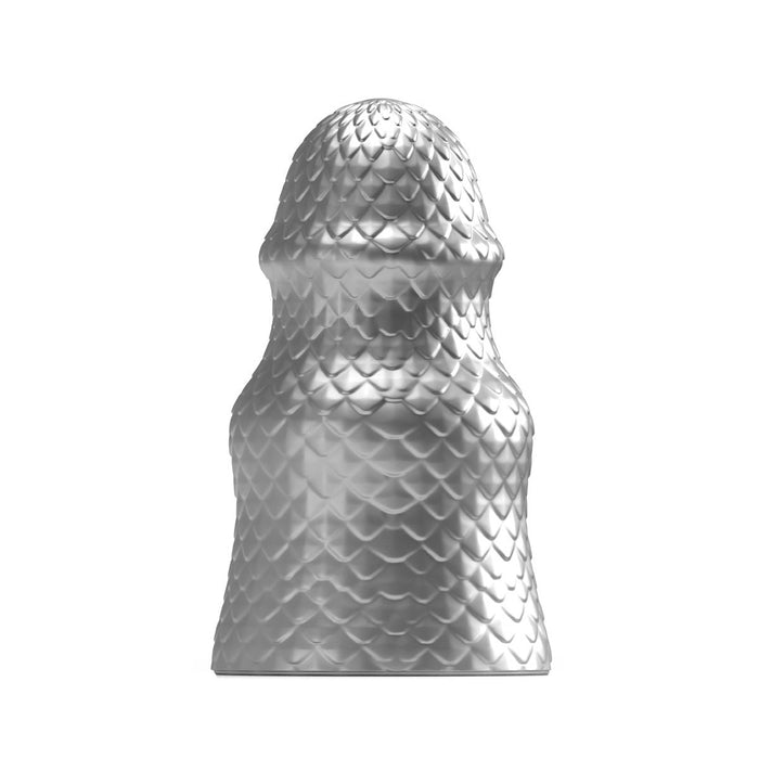 Stretch'r - Scaly - XXL Buttplug - Gun Metal Zilver-Laced-up.nl