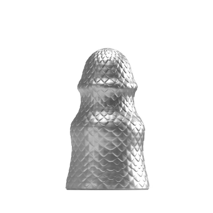 Stretch'r - Scaly - XXL Buttplug - Gun Metal Zilver-Laced-up.nl