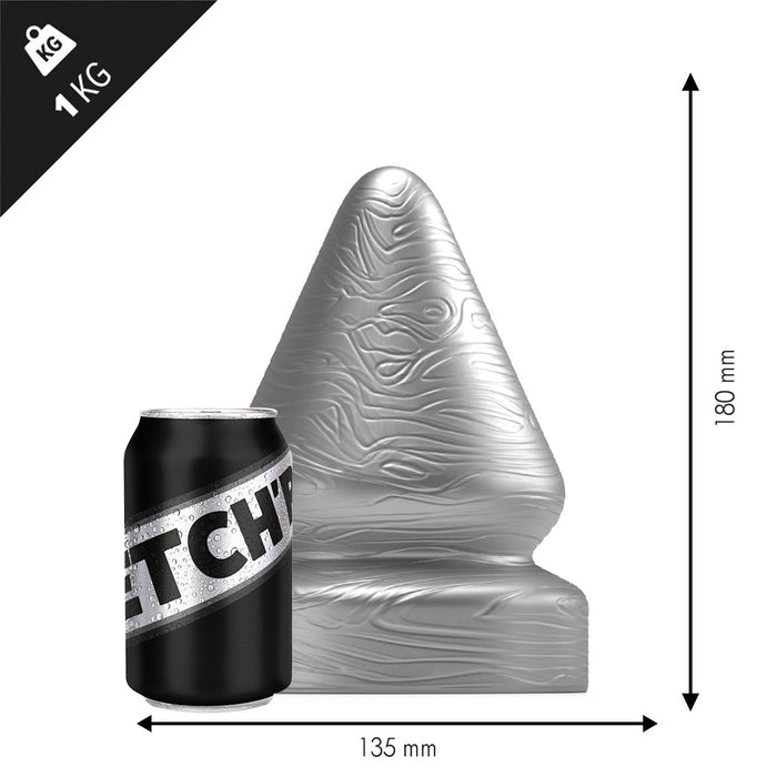 Stretch'r - Sirup - XXL Buttplug - Gun Metal Zilver-Laced-up.nl