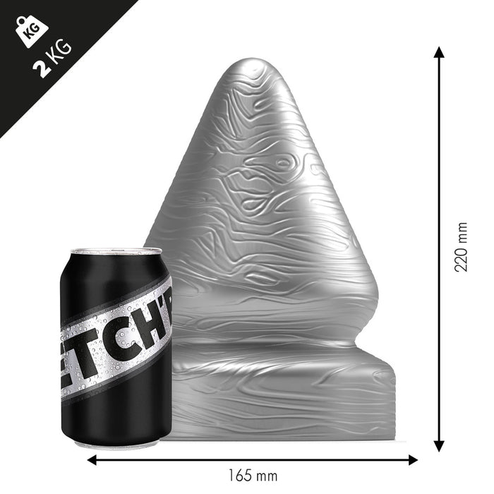 Stretch'r - Sirup - XXL Buttplug - Gun Metal Zilver-Laced-up.nl
