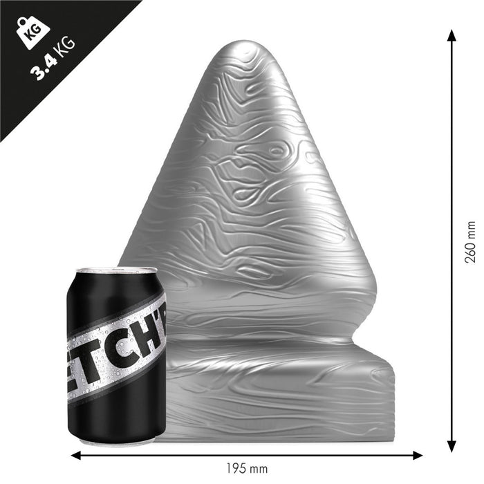 Stretch'r - Sirup - XXL Buttplug - Gun Metal Zilver-Laced-up.nl