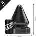 Stretch'r - Sirup - XXL Buttplug - Zwart Metallic-Laced-up.nl