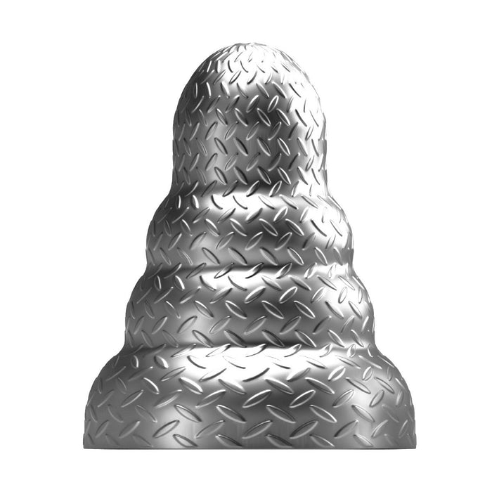 Stretch'r - Tripole - XXL Buttplug - Gun Metal Zilver-Laced-up.nl