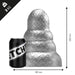 Stretch'r - Tripole - XXL Buttplug - Gun Metal Zilver-Laced-up.nl