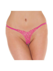 Amorable - String Met Open Kruis - Roze-Laced-up.nl