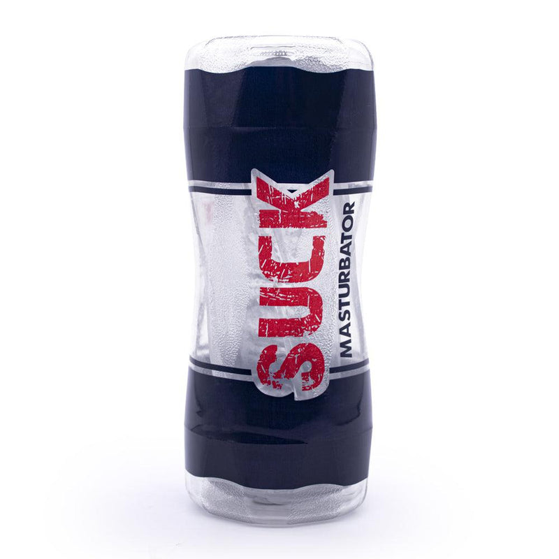 Suck - Dubbelzijdige Masturbator Cup - Anaal + Vaginaal - Transparant-laced-up.nl