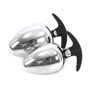 Kiotos - Sucker RVS Buttplug BIG-S 60 mm Met Siliconen Voetje-Laced-up.nl