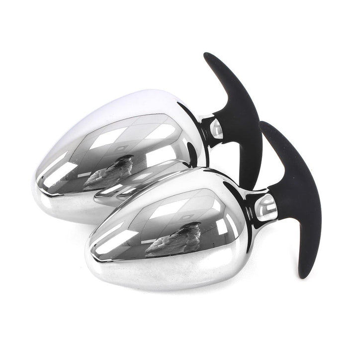 Kiotos - Sucker RVS Buttplug BIG-S 60 mm Met Siliconen Voetje-Laced-up.nl