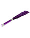 Rimba - Suede Flogger Met Glazen Handvat En Kristal - Paars-Laced-up.nl