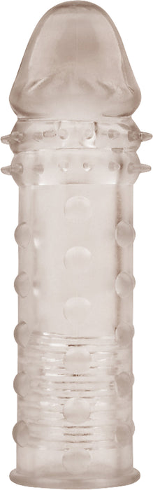 SuperMe - Extra Texture - Penis Sleeve - Rookgrijs-Erotiekvoordeel.nl