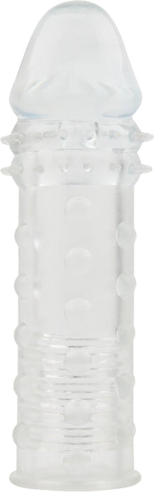 SuperMe - Extra Texture - Penis Sleeve - Transparant-Erotiekvoordeel.nl