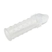 SuperMe - Extra Texture - Penis Sleeve - Transparant-laced-up.nl