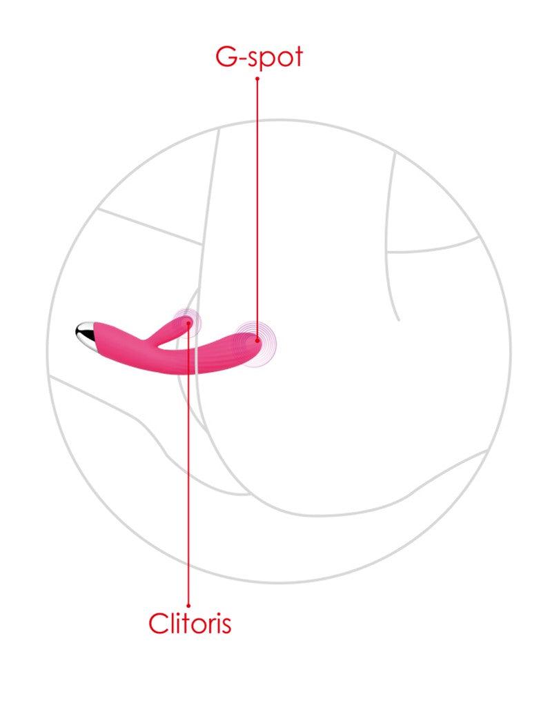 Svakom - Angel - Verwarmende Vibrator - Roze-Laced-up.nl