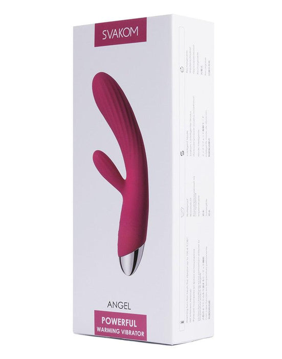 Svakom - Angel - Verwarmende Vibrator - Roze-Laced-up.nl