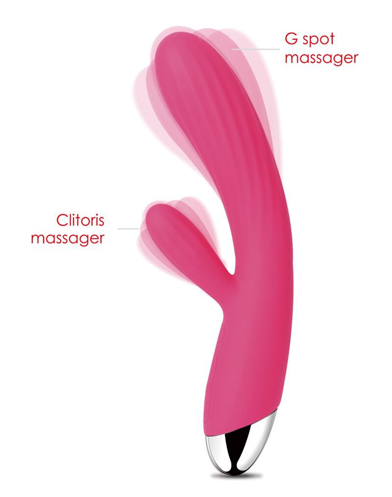Svakom - Angel - Verwarmende Vibrator - Roze-Laced-up.nl