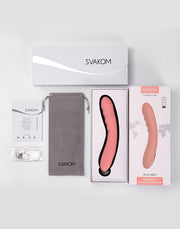 Svakom - Ava Neo - Stotende Vibrator - Thrusting Vibrator - Met App Control - Perzik Roze-Erotiekvoordeel.nl
