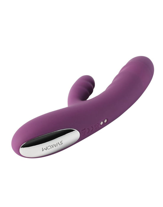 Svakom - Avery - Stotende Rabbit Vibrator - Paars-Laced-up.nl