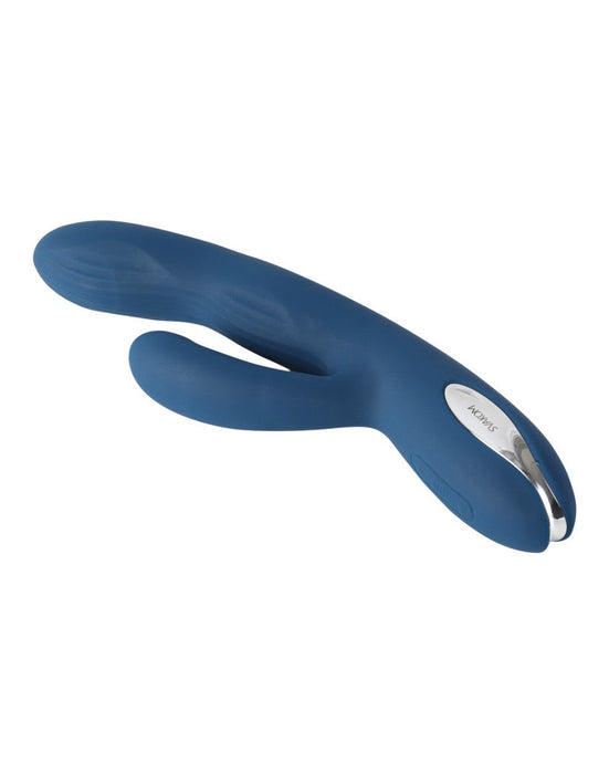 Svakom - Aylin - Rabbit Vibrator Met Vibrerende Tip - Blauw-Laced-up.nl