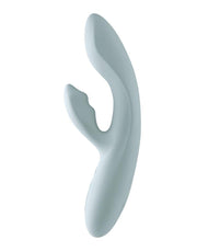 Svakom - Chika - Verwarmende Rabbit Vibrator - Met App Control - Lichtgrijs-Erotiekvoordeel.nl