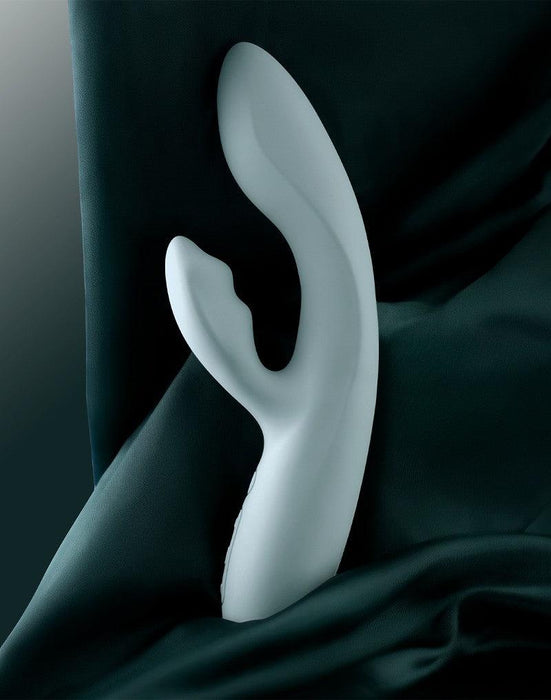 Svakom - Chika - Verwarmende Rabbit Vibrator - Met App Control - Lichtgrijs-Laced-up.nl