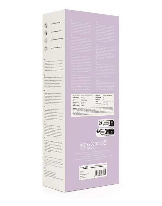 Svakom - Cici 2 - Verwarmende G-Spot Vibrator Met Flexibele Kop - Met App Control - Lila-Laced-up.nl