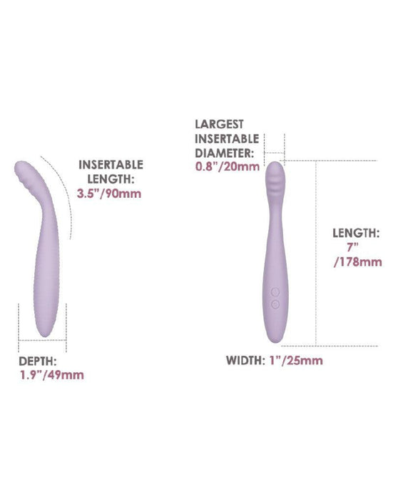 Svakom - Cici 2 - Verwarmende G-Spot Vibrator Met Flexibele Kop - Met App Control - Lila-Laced-up.nl