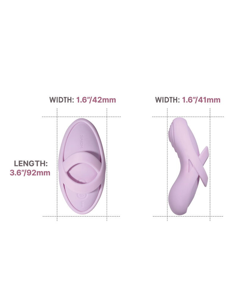 Svakom - Echo 2 - Flexibele Vinger Vibrator - App Control - Pink Lilac-Erotiekvoordeel.nl