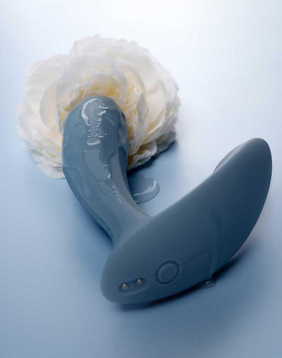 Svakom - Erica - Draagbare Vibrator Met App Control - Twee Motoren - Lichtblauw-Laced-up.nl