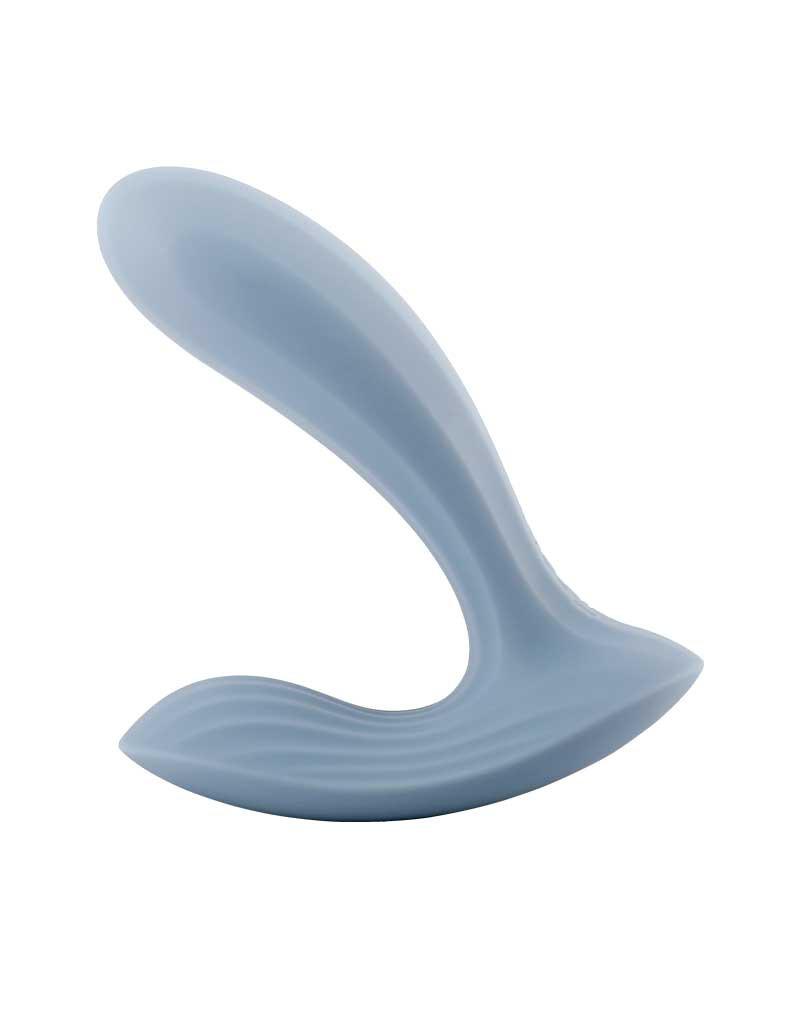 Svakom - Erica - Draagbare Vibrator Met App Control - Twee Motoren - Lichtblauw-Laced-up.nl
