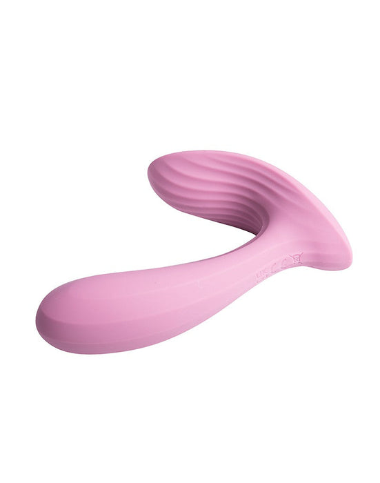 Svakom - Erica - Draagbare Vibrator Met App Control - Twee Motoren - Lichtroze-Laced-up.nl