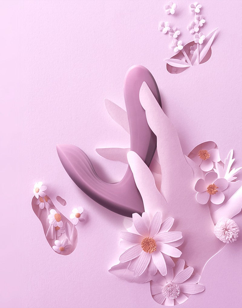 Svakom - Erica - Draagbare Vibrator Met App Control - Twee Motoren - Lichtroze-Laced-up.nl