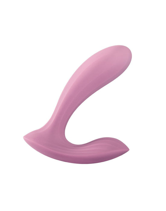Svakom - Erica - Draagbare Vibrator Met App Control - Twee Motoren - Lichtroze-Laced-up.nl
