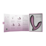 Svakom - Erica Plus - Vibrator mit Stoßfunktion für Strumpfhosen und App-Steuerung - Zwei Motoren - Hellrosa - Laced-up.nl