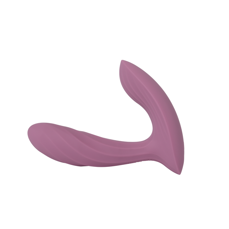 Svakom - Erica Plus - Stossender Strumpf-Vibrator mit App-Steuerung - Zwei Motoren - Hellrosa - Laced-up.nl