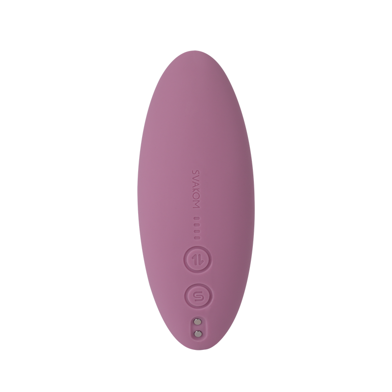 Svakom - Erica Plus - Vibrator mit Stoßfunktion für Strumpfhosen mit App-Steuerung - Zwei Motoren - Hellrosa - Laced-up.nl