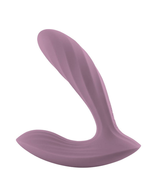 Svakom - Erica Plus - Thrusting Pantyhose Vibrator with App Control - Two Motors - Light Pink-Laced-up.nl