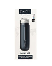 Svakom - Hannes Neo - Interactieve Throbbing Verwarmende Masturbator met App Control - Donkerblauw-Laced-up.nl