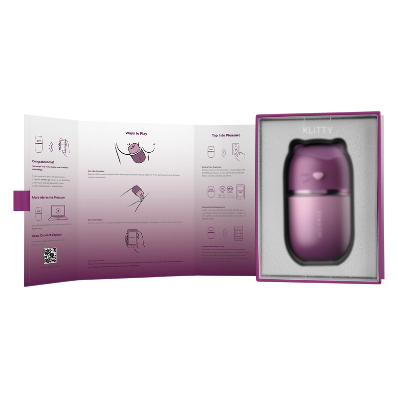 Svakom - Klitty - Likkende & Zuigende Clitoris Stimulator - Dusty Lavender-Erotiekvoordeel.nl