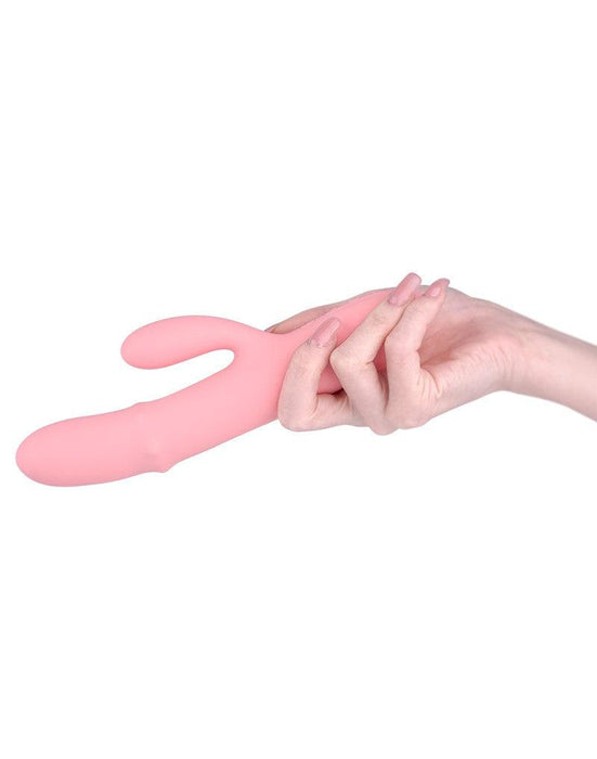 Svakom - Mora Neo - Interactieve Rabbit Vibrator met stotende kralen-ring - App Control - Roze-Laced-up.nl