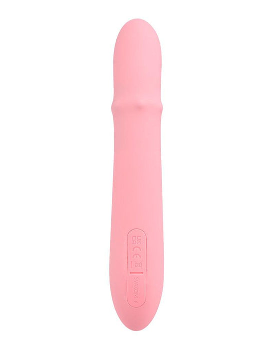 Svakom - Mora Neo - Interactieve Rabbit Vibrator met stotende kralen-ring - App Control - Roze-Laced-up.nl