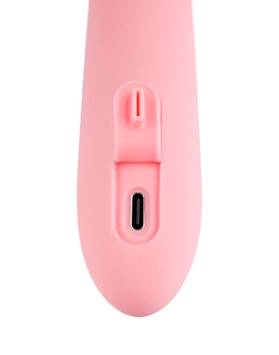 Svakom - Mora Neo - Interactieve Rabbit Vibrator met stotende kralen-ring - App Control - Roze-Laced-up.nl