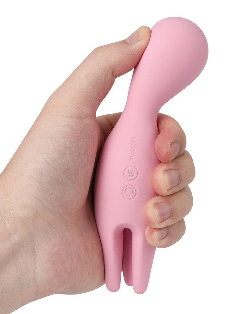 Svakom - Nymph - G-Spot Vibrator en Clitoris Stimulator - Roze-Laced-up.nl