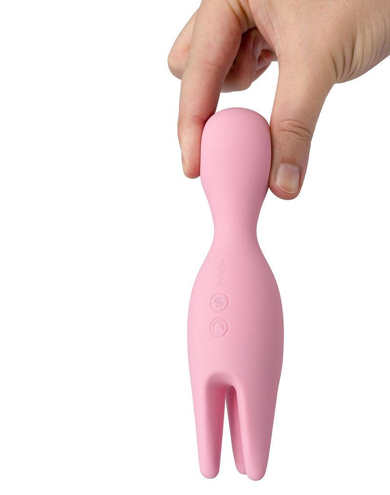 Svakom - Nymph - G-Spot Vibrator en Clitoris Stimulator - Roze-Laced-up.nl