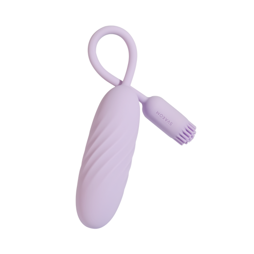 Svakom - Plume - Bullet Vibrator met Flexibel Clitoris Kwastje - Pastel Lilac-Erotiekvoordeel.nl